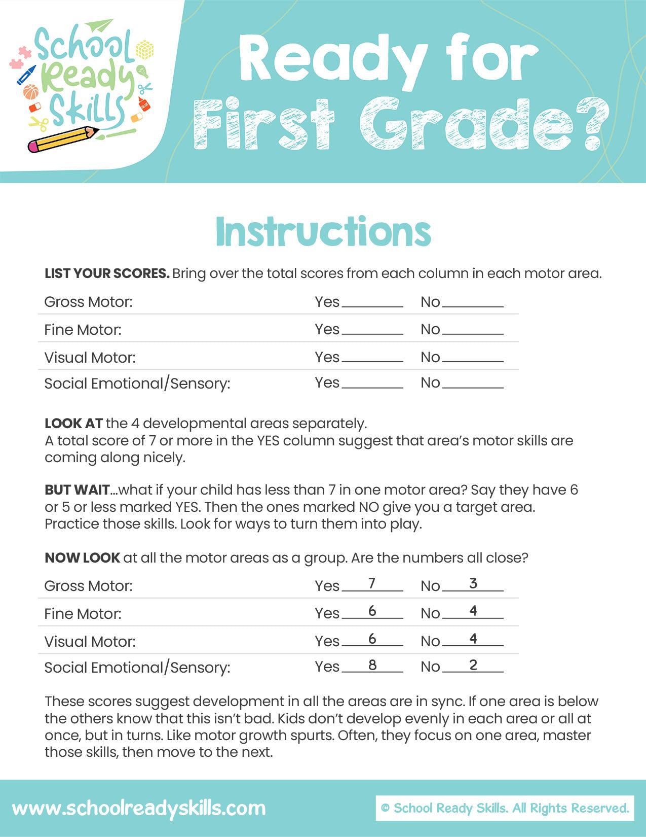 What your 1st -6th grader needs top to know